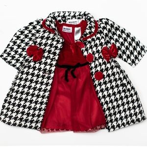 Blueberi Boulevard Dresses - Blueberi Blvd Baby Girl 2pc Dress Set 12m Blueberi Boulevard Dresses - Blueberi Blvd Baby Girl 2pc Dress Set 12m
